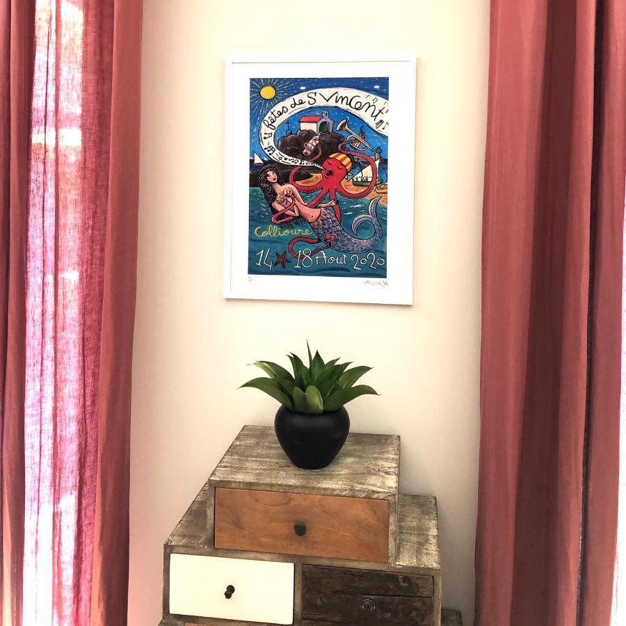 «La Calade » Villa Les Glycines Collioure Bagian luar foto